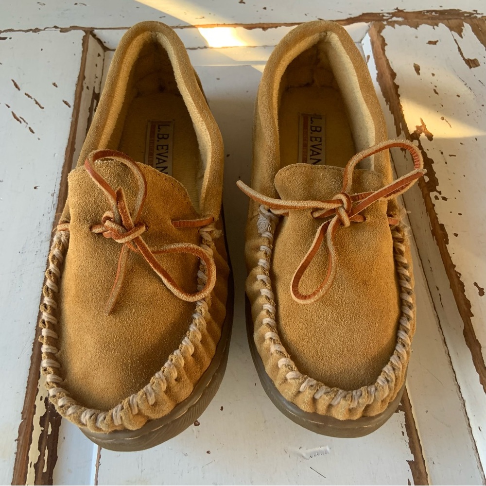 L.B. Evans Leather Moccasin